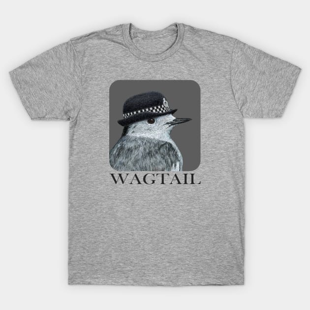 White wagtail T-Shirt by Mikhail Vedernikov